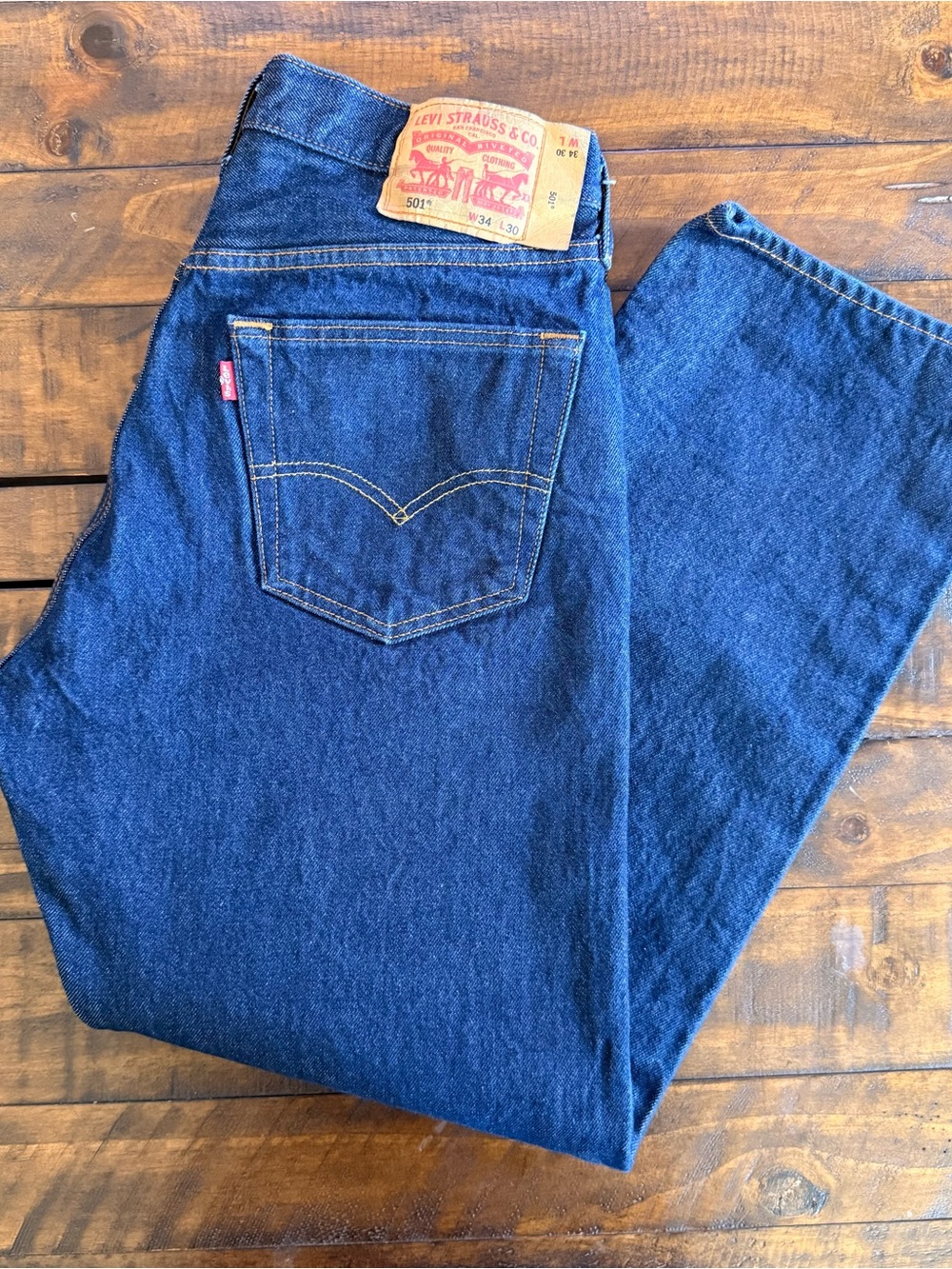 Levi’s 501 Straight Leg Button Fly, Men’s 34x30